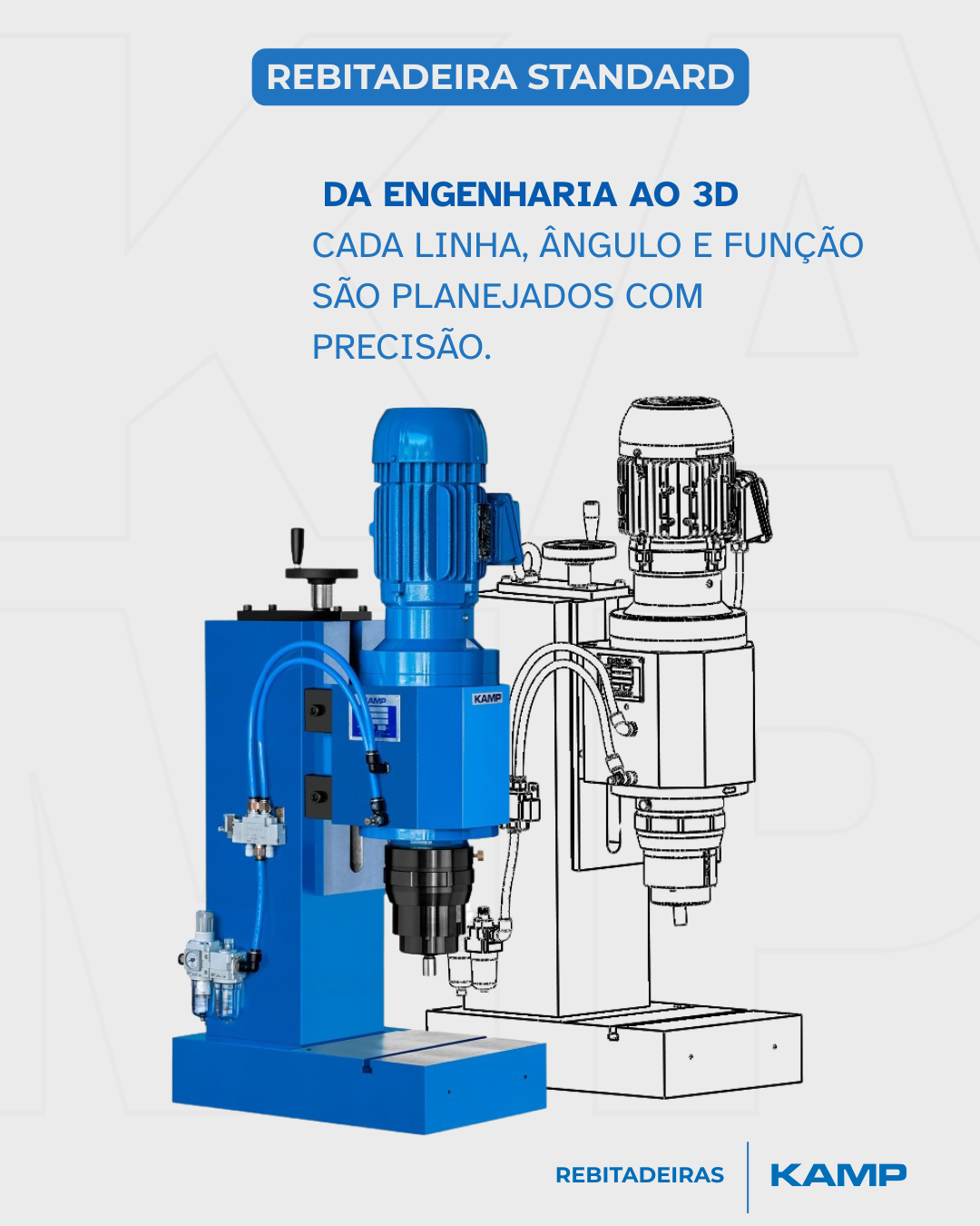 Robustez e durabilidade, Versatilidade, Controle preciso